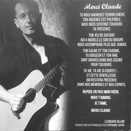 Merci Claude Merci Claude